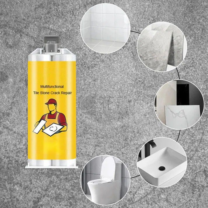 Kit profesional de reparație pentru gresie, faianță și plăci ceramice