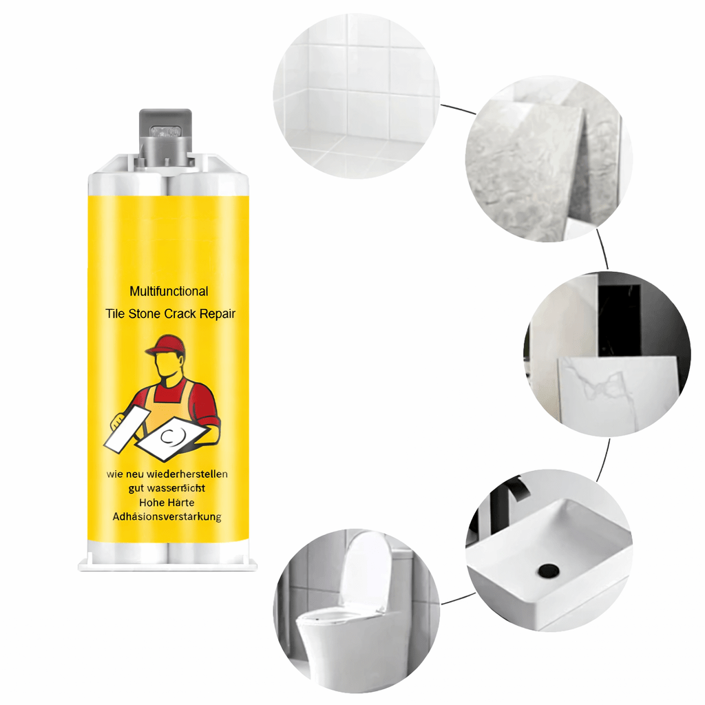 Kit profesional de reparație pentru gresie, faianță și plăci ceramice - InspiraUtil.com